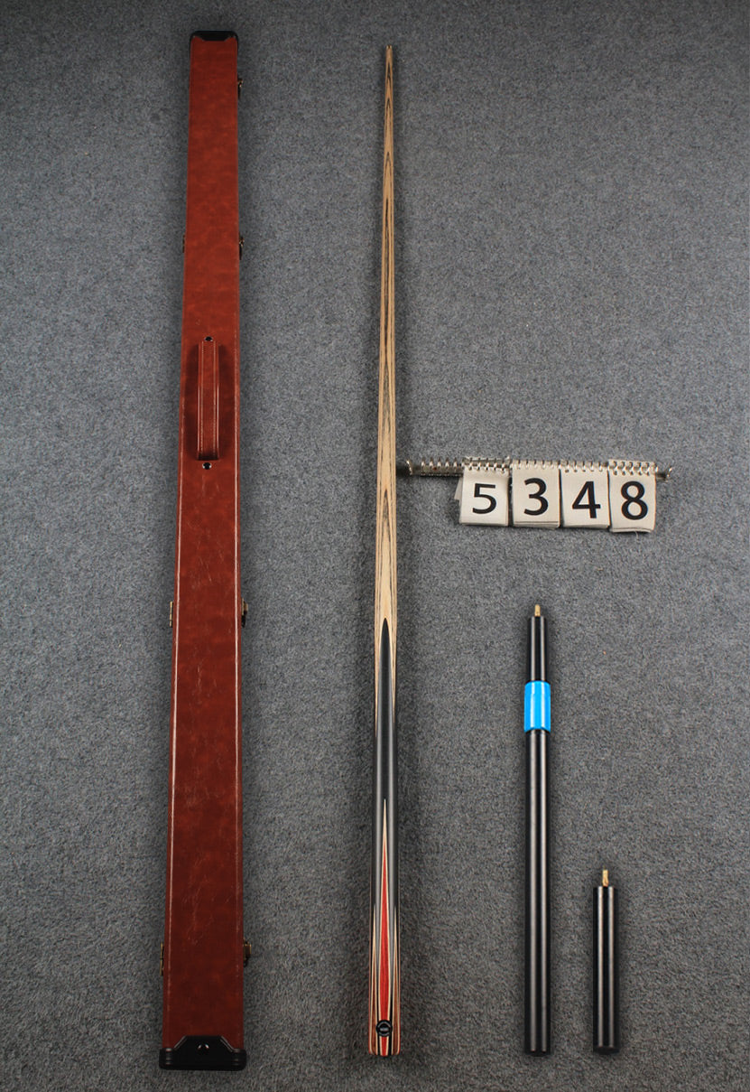 1 piece ash snooker cue 8 x points butt # 5348