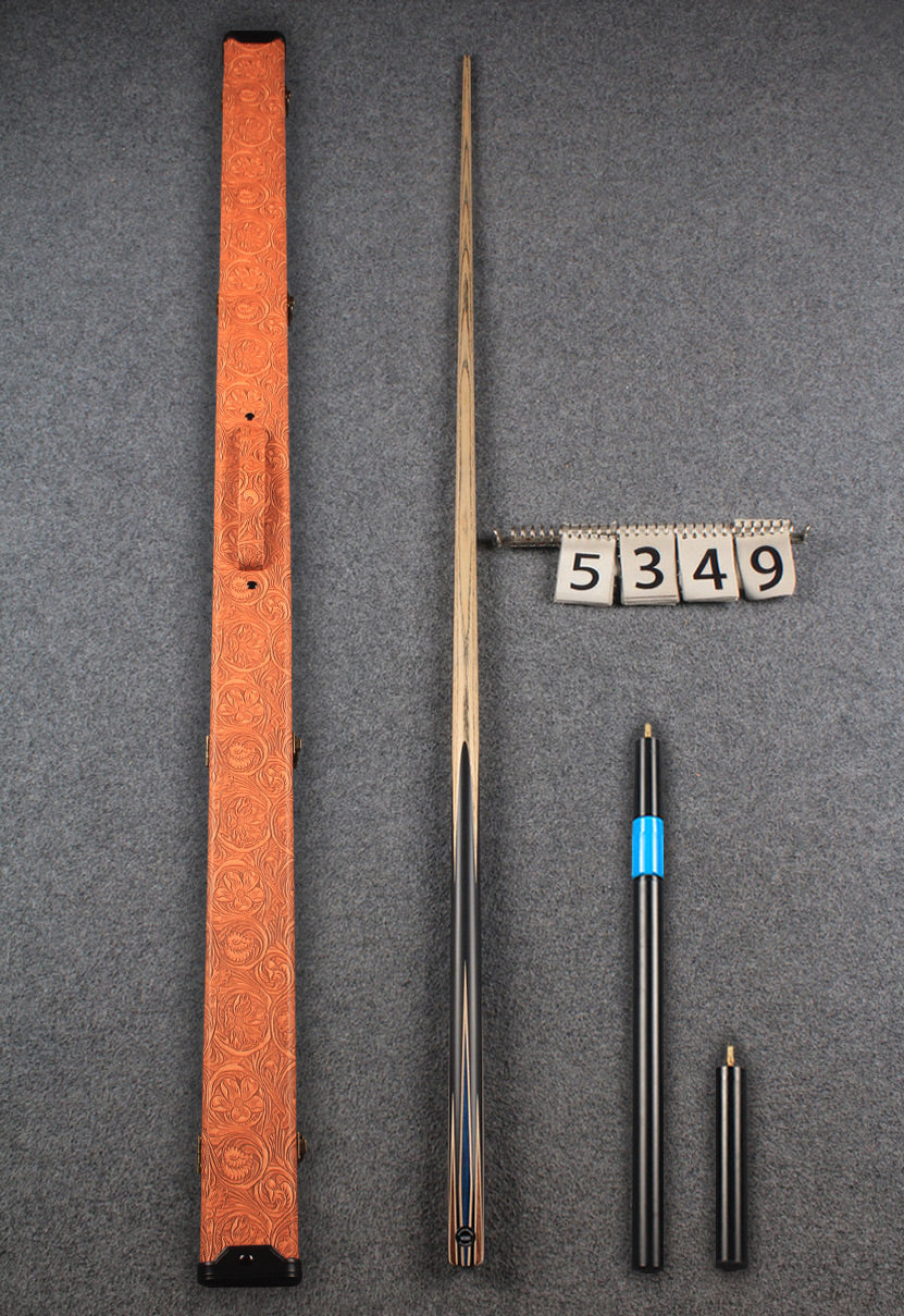 1 piece ash snooker cue 8 x points butt # 5349