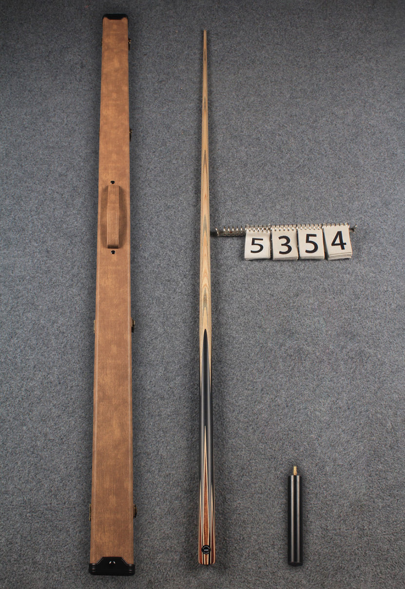 CHEVRONS+ 1 piece ash english pool cue 8 x points butt  #5354