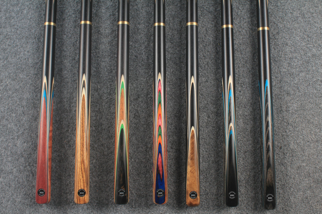 woods 3/4 handmade ash chinese 8 ball pool cue  #5389 - #5395