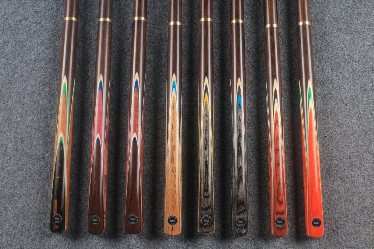 3/4 ash chinese 8 ball pool cue  #5396 - #5403 WOODS CUES