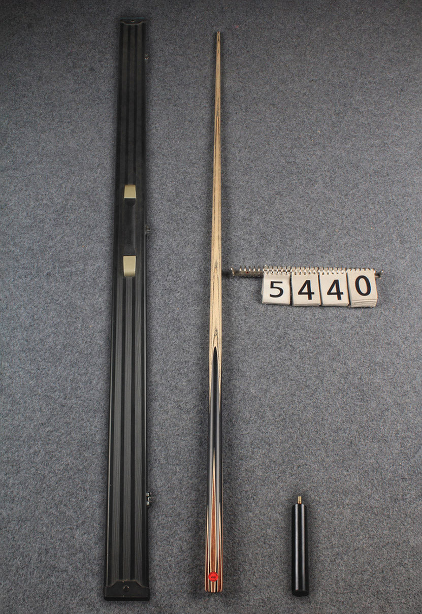1 piece ash english pool cue 8 x points butt # 5440