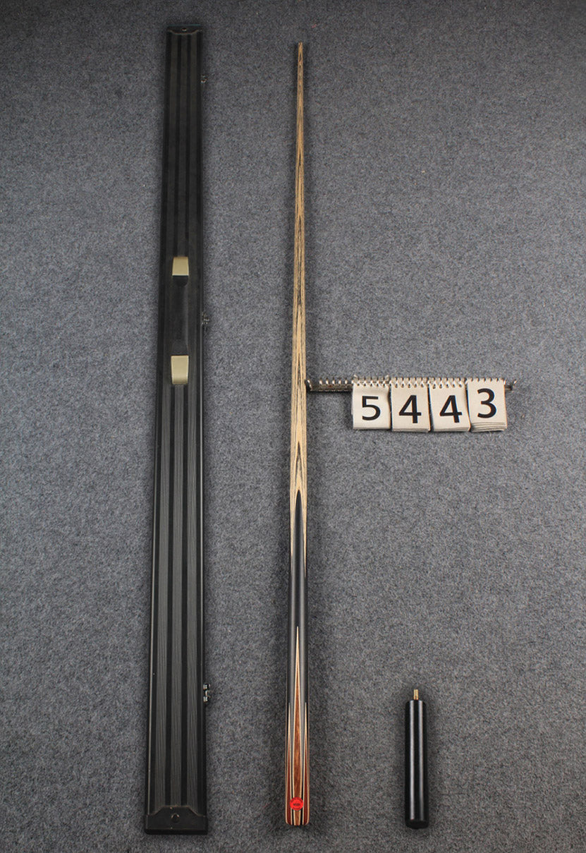 1 piece ash english pool cue 8 x points butt # 5443