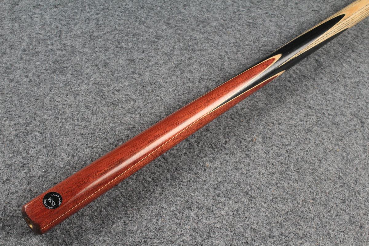 CHEVRONS+ 1 piece ash snooker cue  #5453 WOODS CUES
