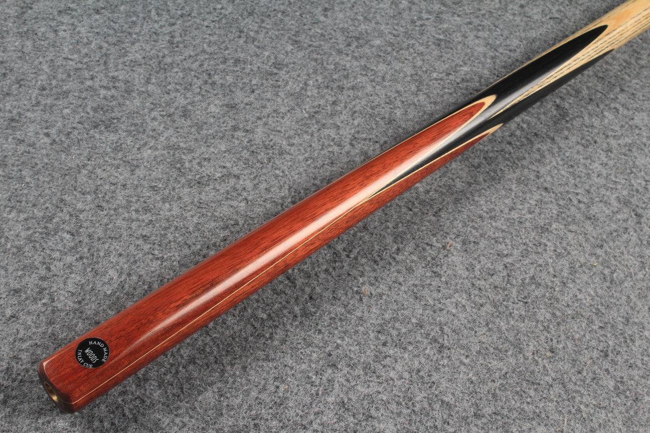CHEVRONS+ 1 piece ash snooker cue  #5453 WOODS CUES
