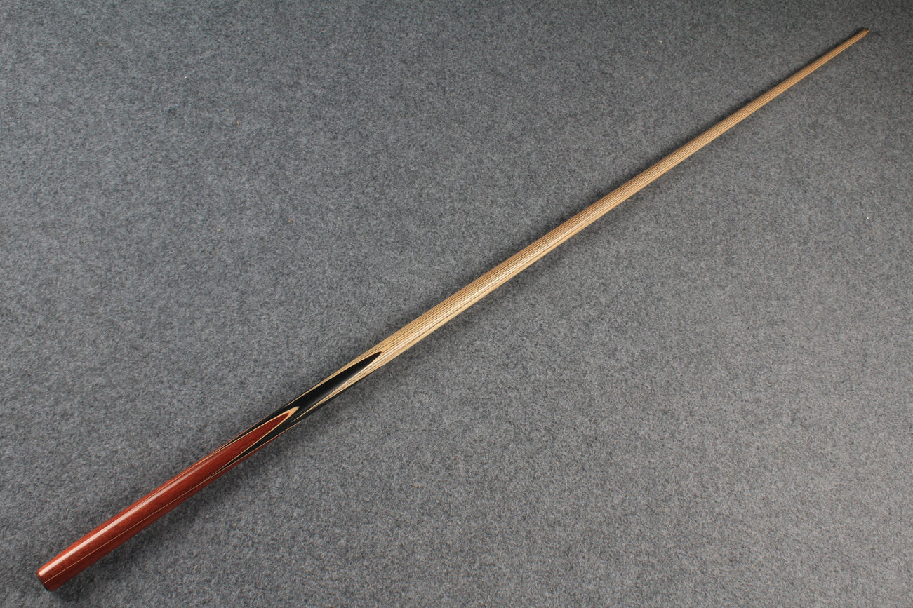 CHEVRONS+ WOODS 1 piece handmade ash snooker / pool cue  #5453