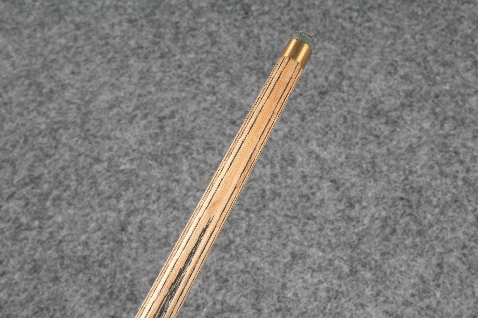 CHEVRONS+ WOODS 1 piece handmade ash snooker / pool cue  #5453