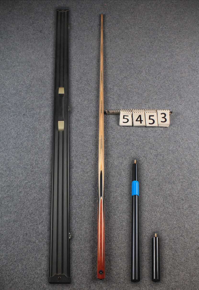 CHEVRONS+ 1 piece ash snooker cue  #5453 WOODS CUES