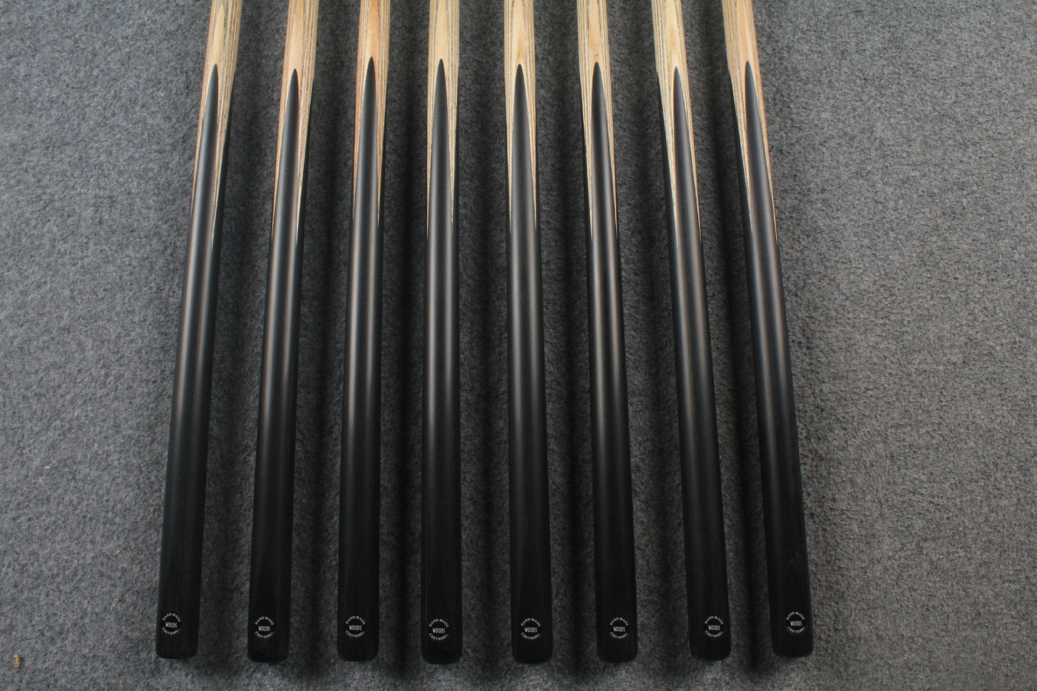 CHEVRONS+ 1 piece ash english pool cue  #5470- #5477