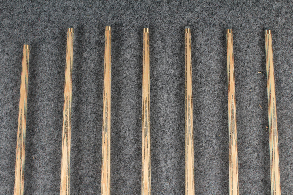 CHEVRONS+ 1 piece ash english pool cue  #5470- #5477