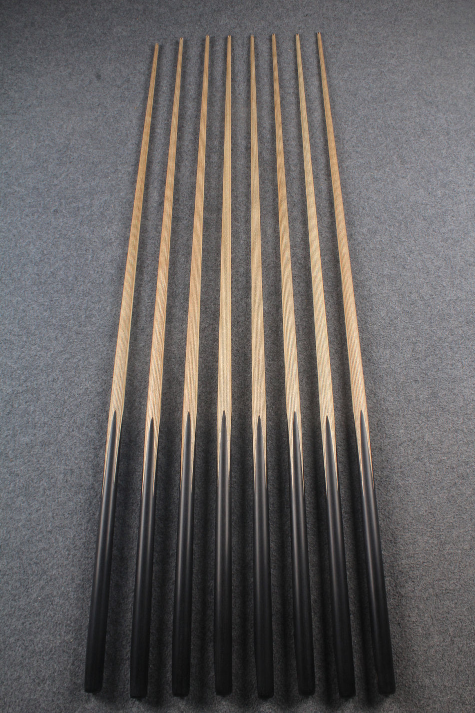 CHEVRONS+ 1 piece ash english pool cue  #5470- #5477