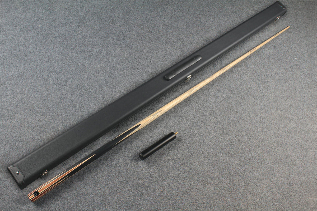 CHEVRONS+ 1 piece ash english pool cue 8 x points butt #5502- #5507 WOODS CUES