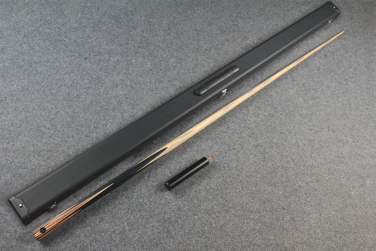 CHEVRONS+ 1 piece ash english pool cue 8 x points butt #5502- #5507 WOODS CUES