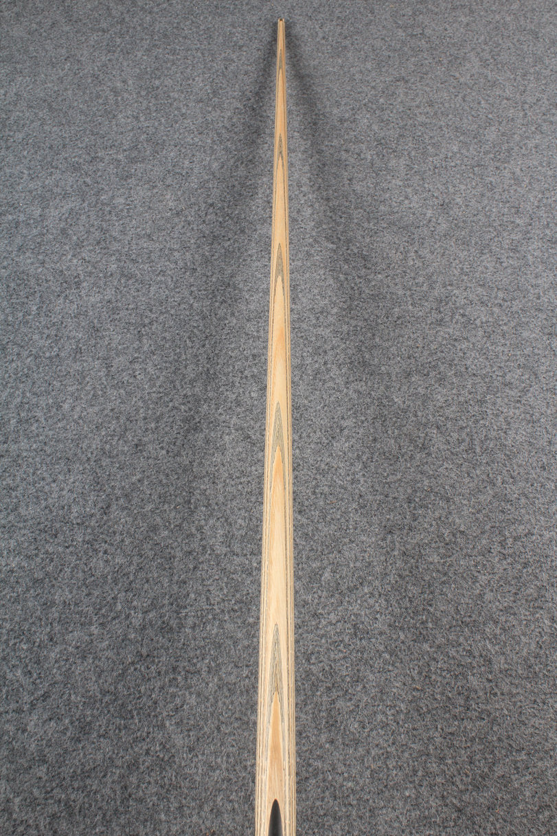 CHEVRONS+ 1 piece snooker ash cue 8 x points butt # 5534 WOODS CUES