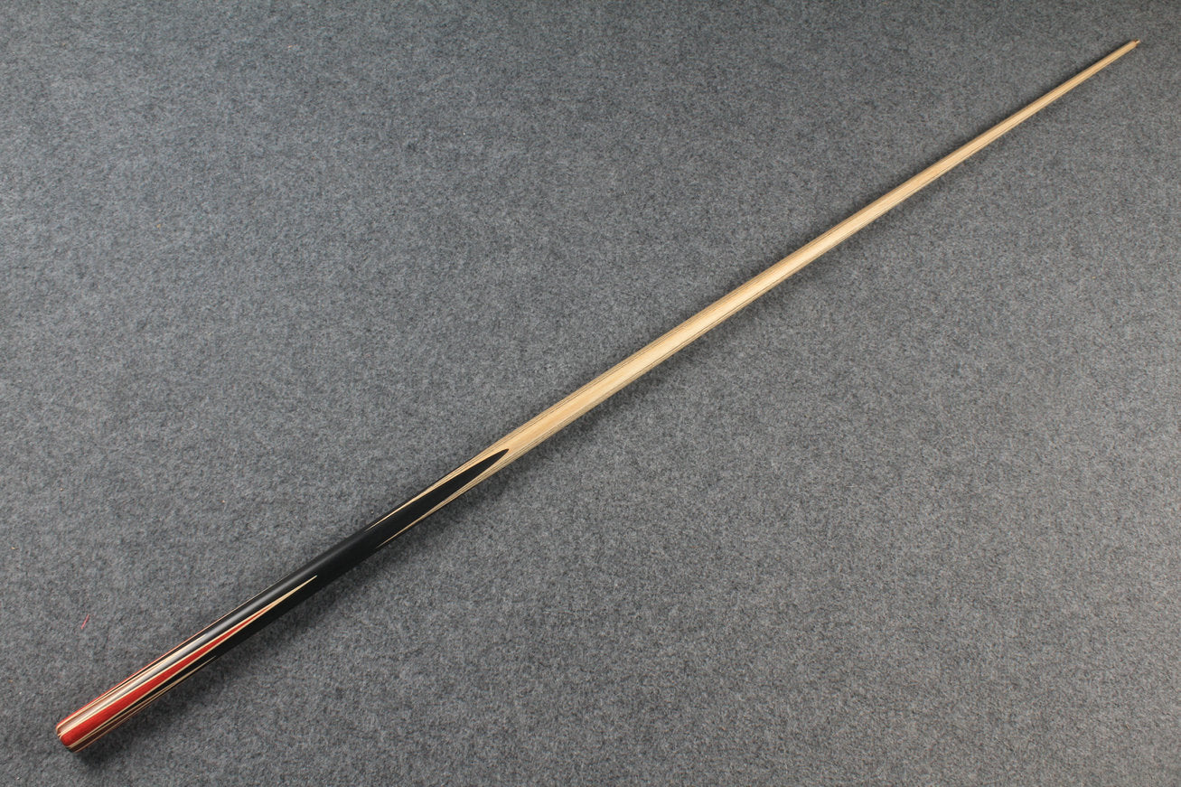 CHEVRONS+ 1 piece snooker ash cue 8 x points butt # 5534 WOODS CUES