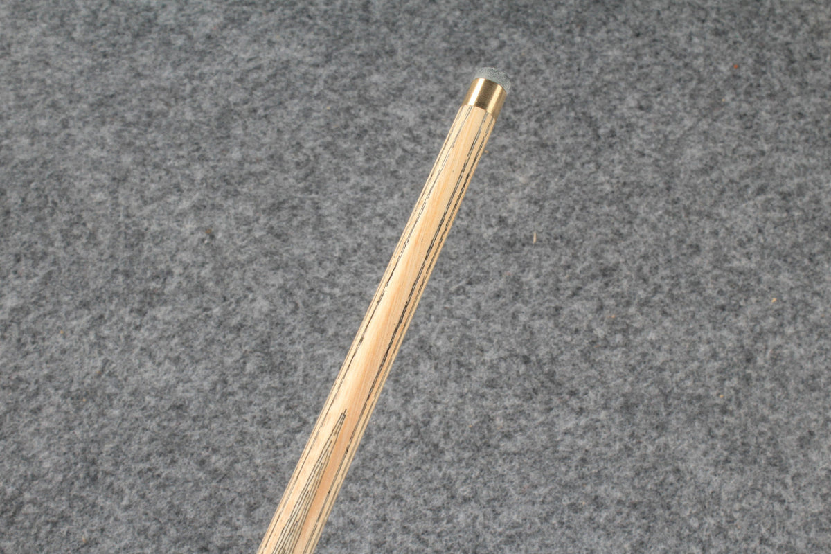 CHEVRONS+ 1 piece snooker ash cue 8 x points butt # 5534 WOODS CUES