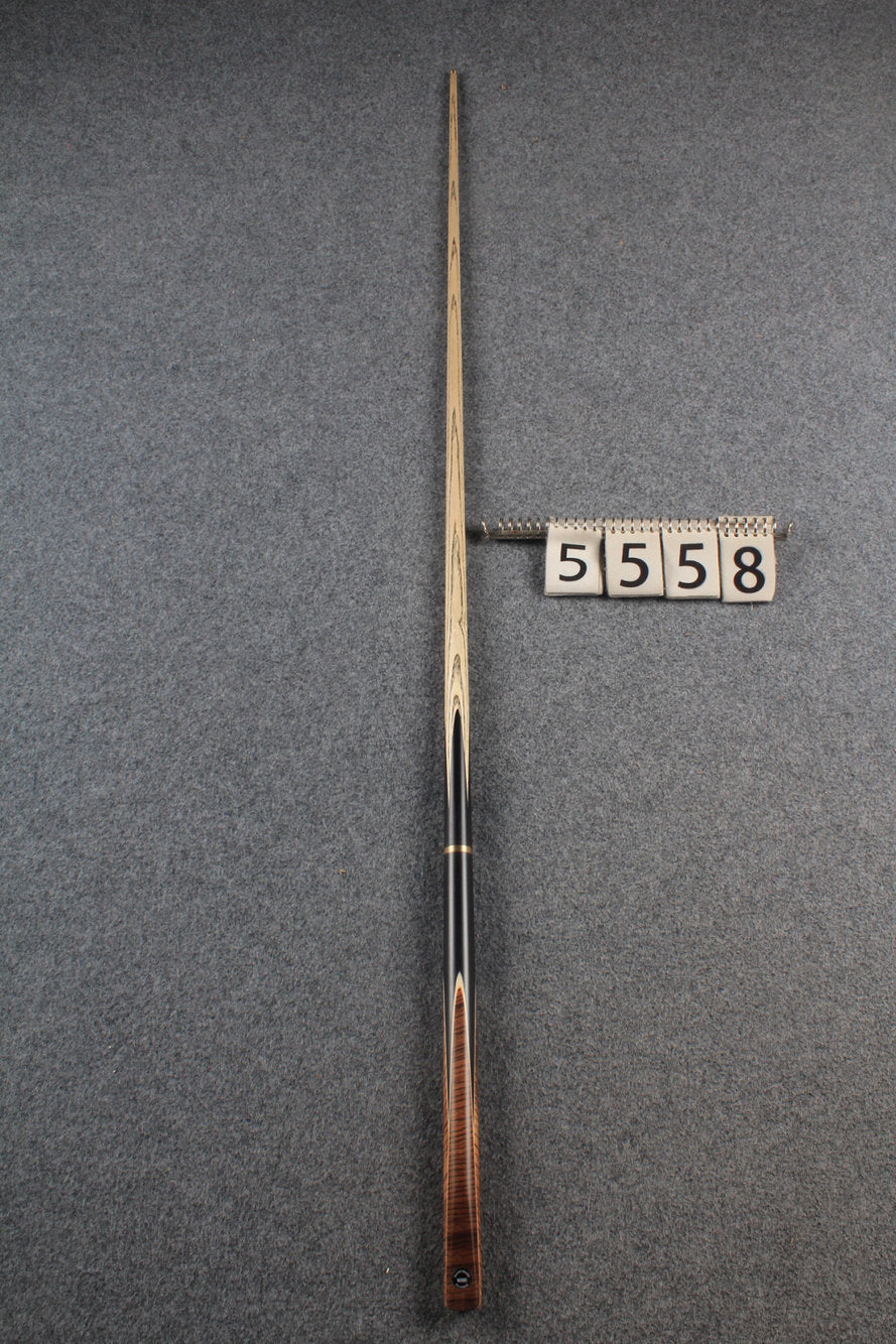 Exclusive 3/4 ash english pool cue zebrano  # 5558 WOODS CUES