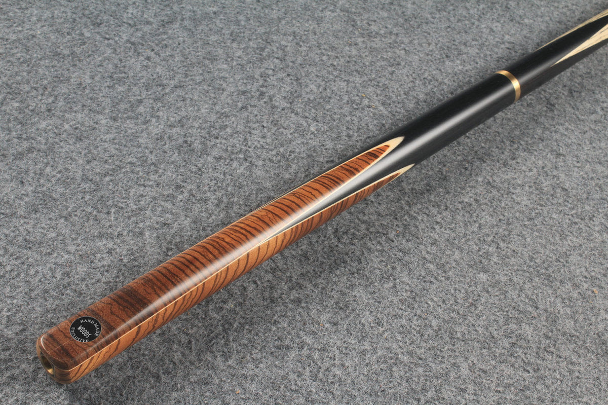 Exclusive 3/4 ash english pool cue zebrano  # 5558 WOODS CUES