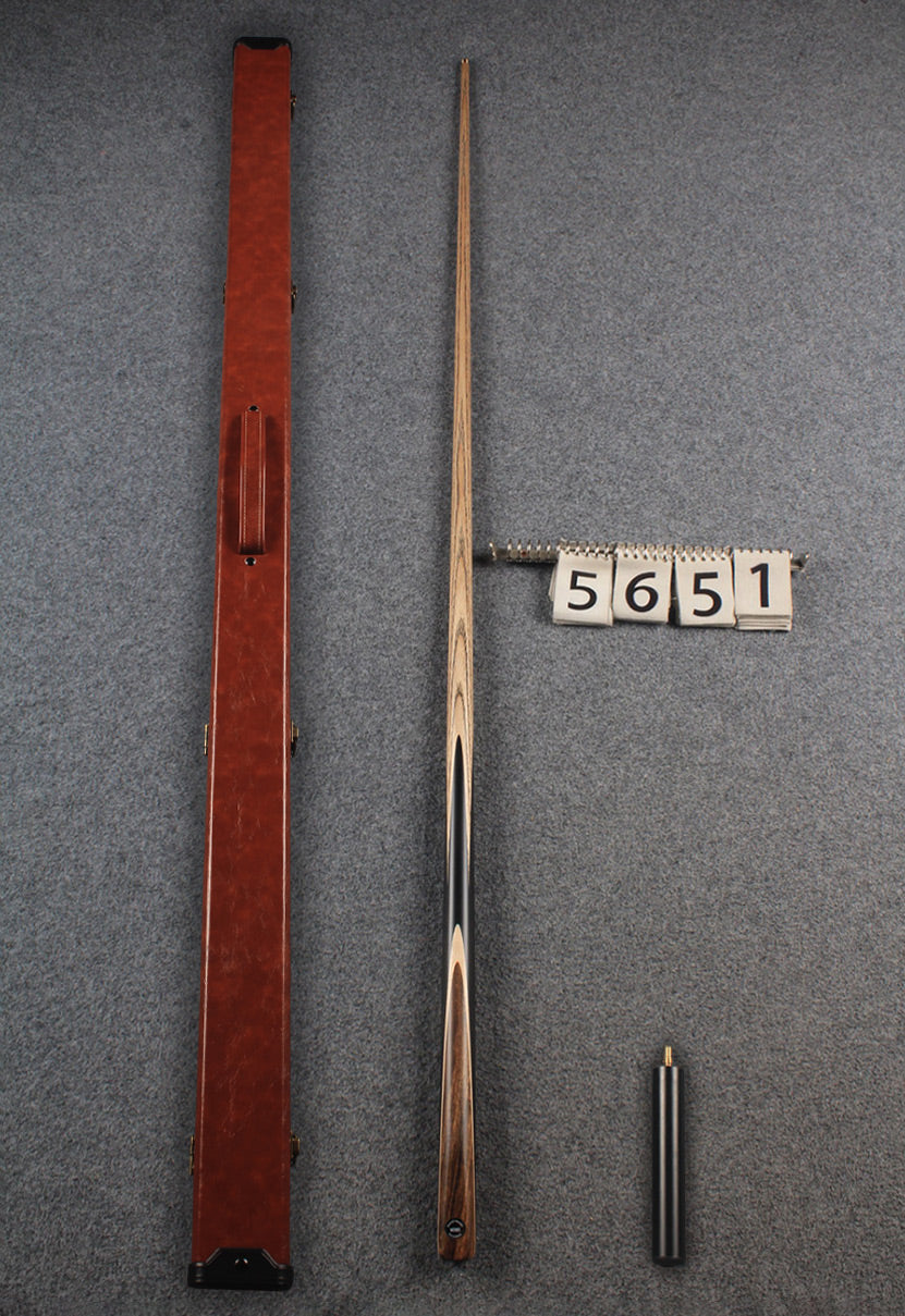 woods 1 piece handmade ash chinese 8 ball pool cue # 5651