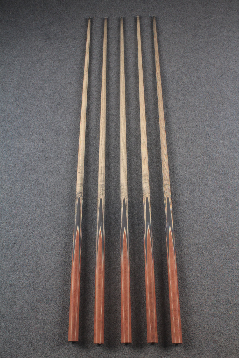 custom-made:  woods 1 piece handmade ASH snooker / pool cue #57-#61 - made to order