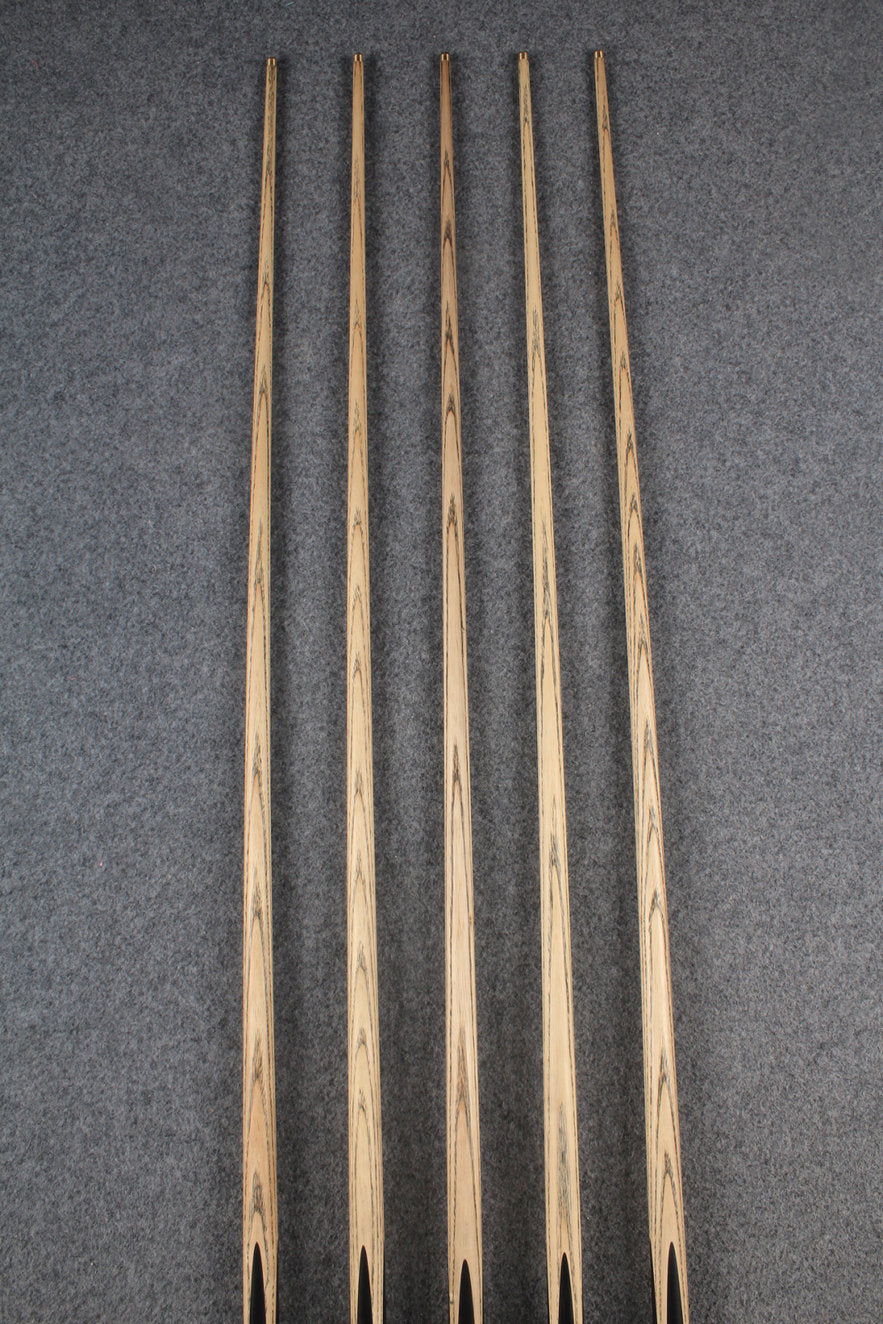 WOODS 1 piece handmade ash snooker / pool cue  #5703- #5707