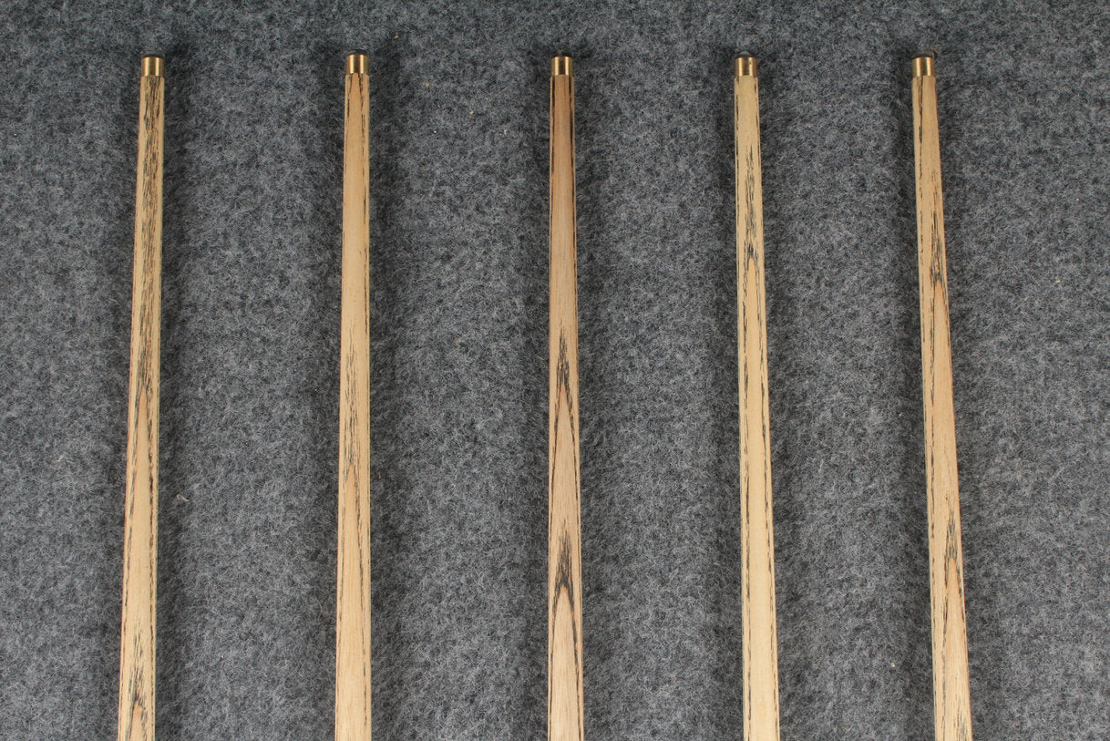 WOODS 1 piece handmade ash snooker / pool cue  #5703- #5707