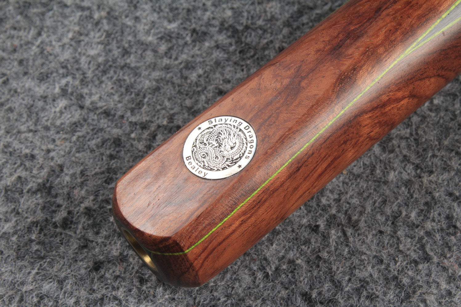 custom disc metal cue badge