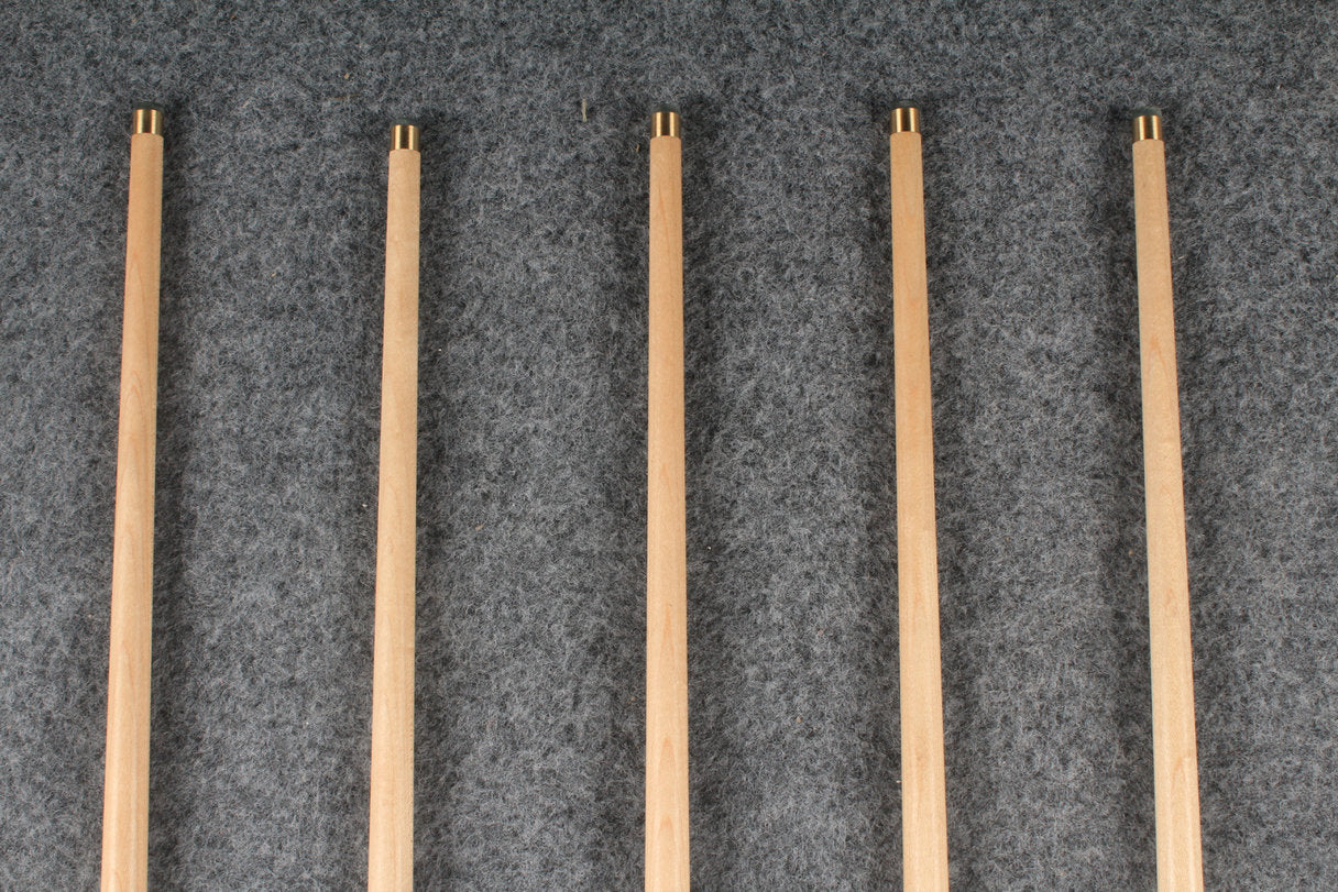 woods 3/4 handmade maple snooker / pool cue  #5742 - #5746