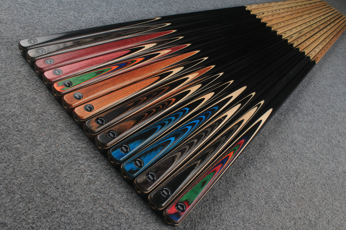 1/2 ash snooker cue 9.5mm WOODS CUES