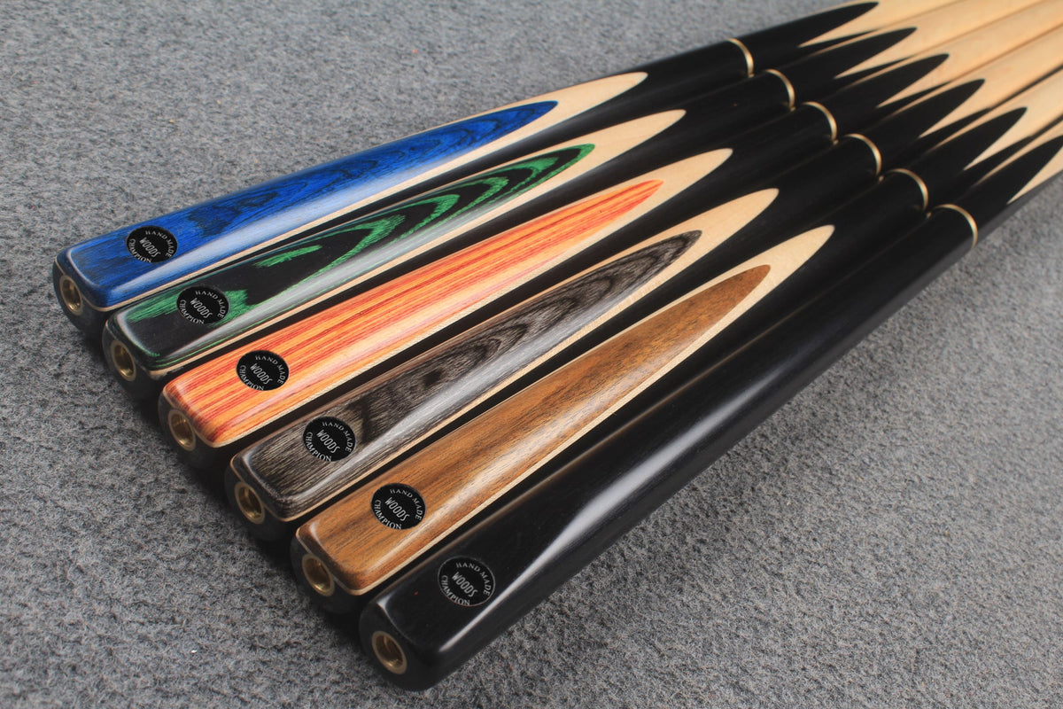 3/4 maple snooker cue 9.5 mm titanium ferrule WOODS CUES