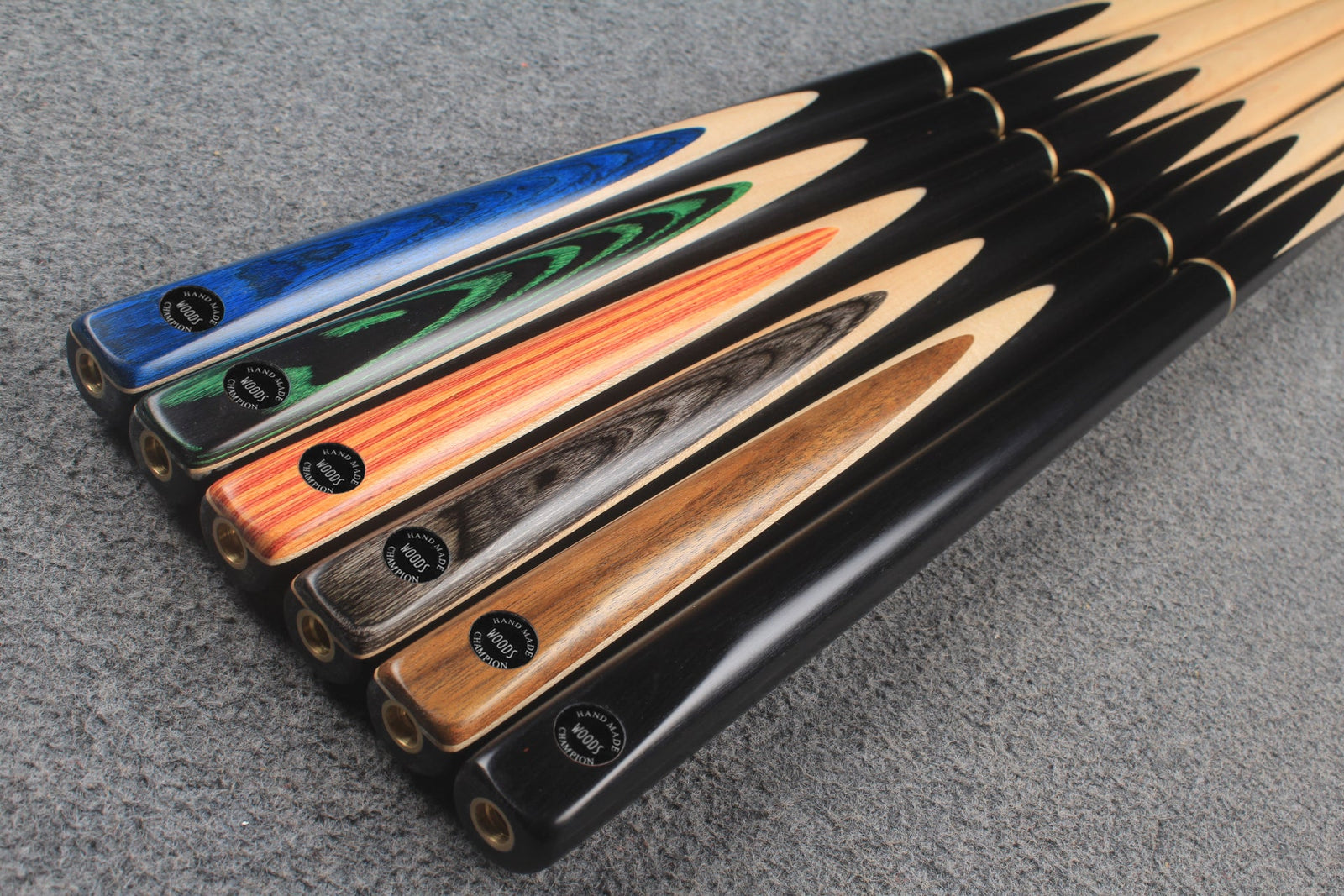 3/4 maple snooker cue 9.5 mm titanium ferrule WOODS CUES