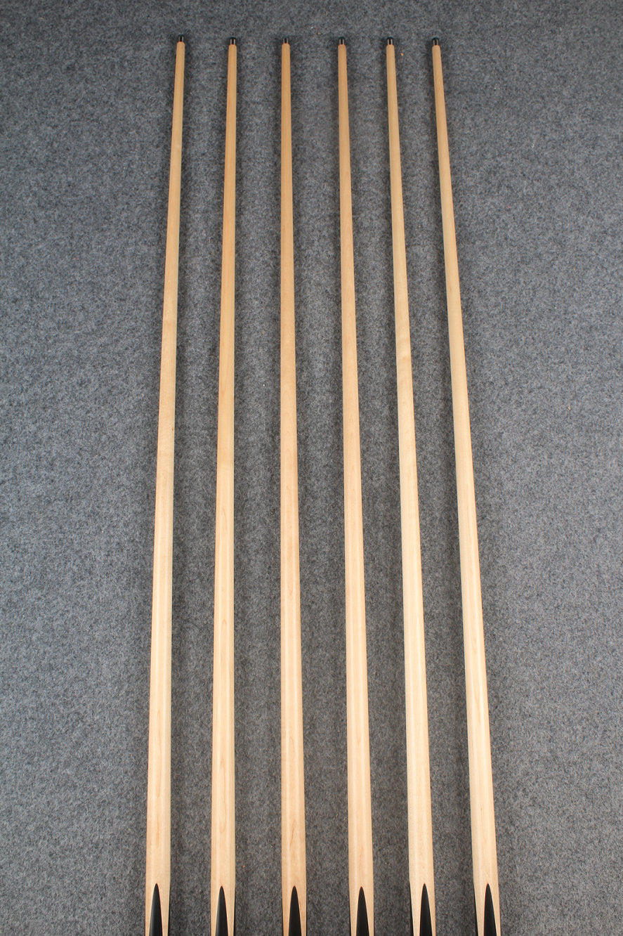 3/4 maple snooker cue 9.5 mm titanium ferrule WOODS CUES