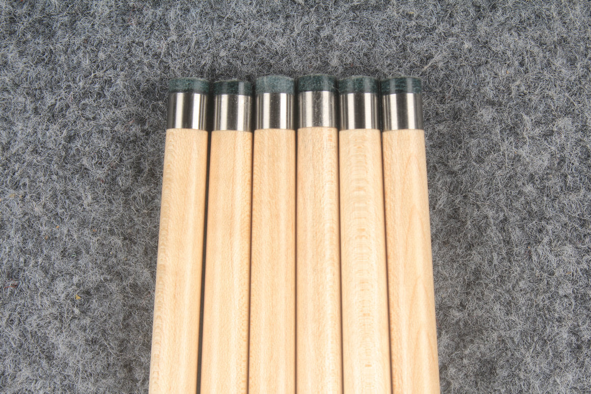 3/4 maple snooker cue 9.5 mm titanium ferrule WOODS CUES