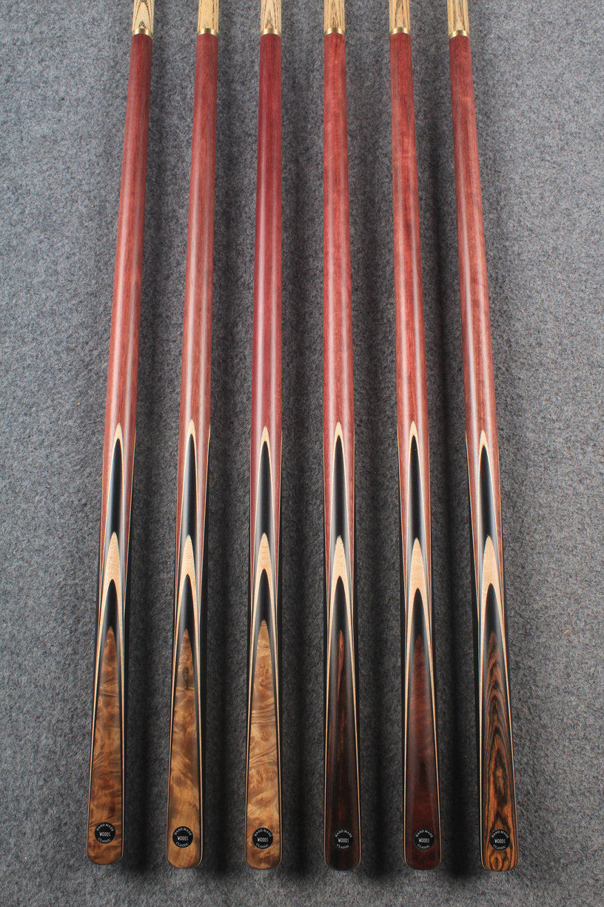 1/2 ash english pool cue  # 5818 - # 5823 WOODS CUES