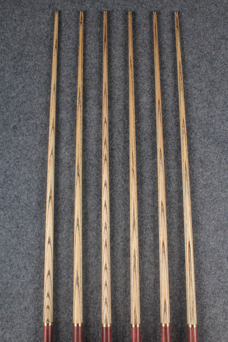 1/2 ash english pool cue  # 5818 - # 5823 WOODS CUES