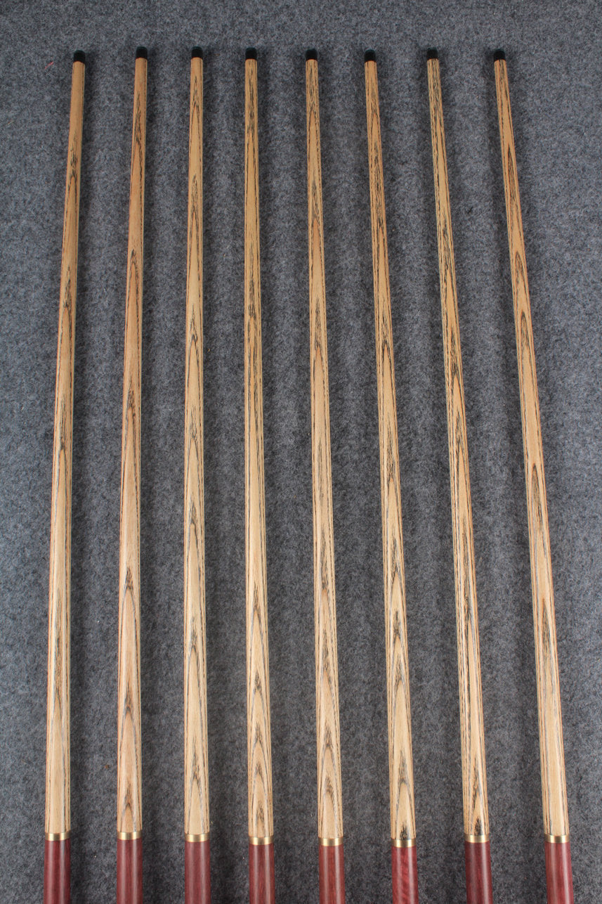 1/2 ash chinese 8 ball pool cue  # 5824 - # 5831 WOODS CUES