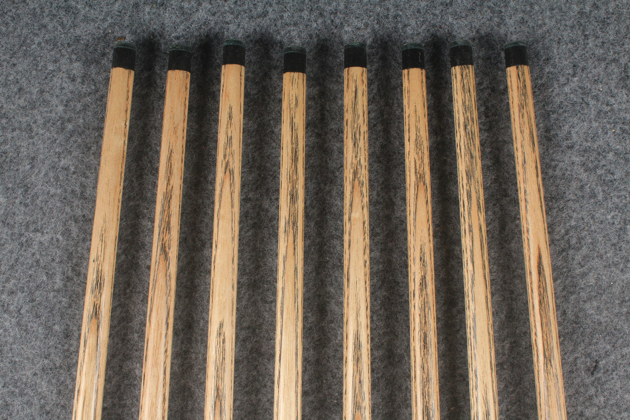 woods 1/2 handmade ash chinese 8 ball pool cue  # 5824 - # 5831
