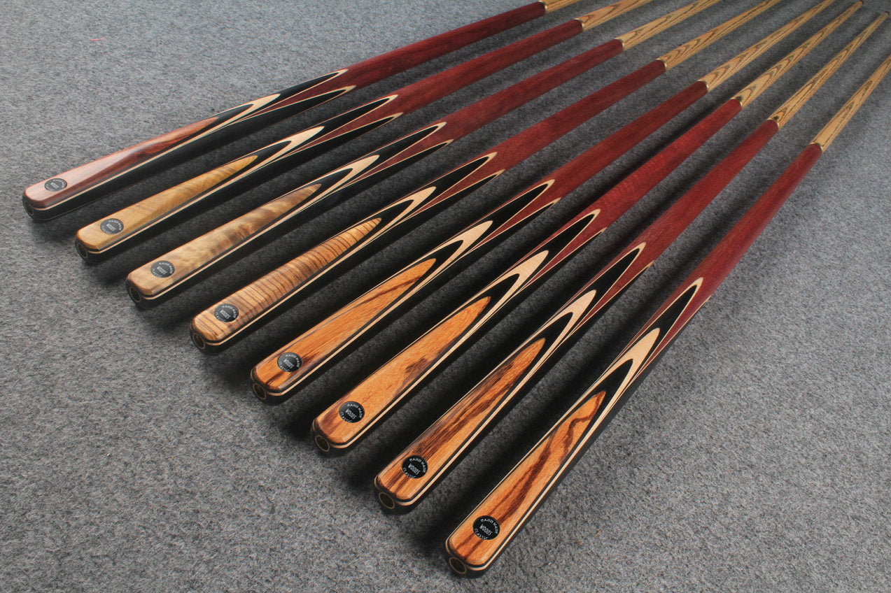 woods 1/2 handmade ash chinese 8 ball pool cue  # 5824 - # 5831