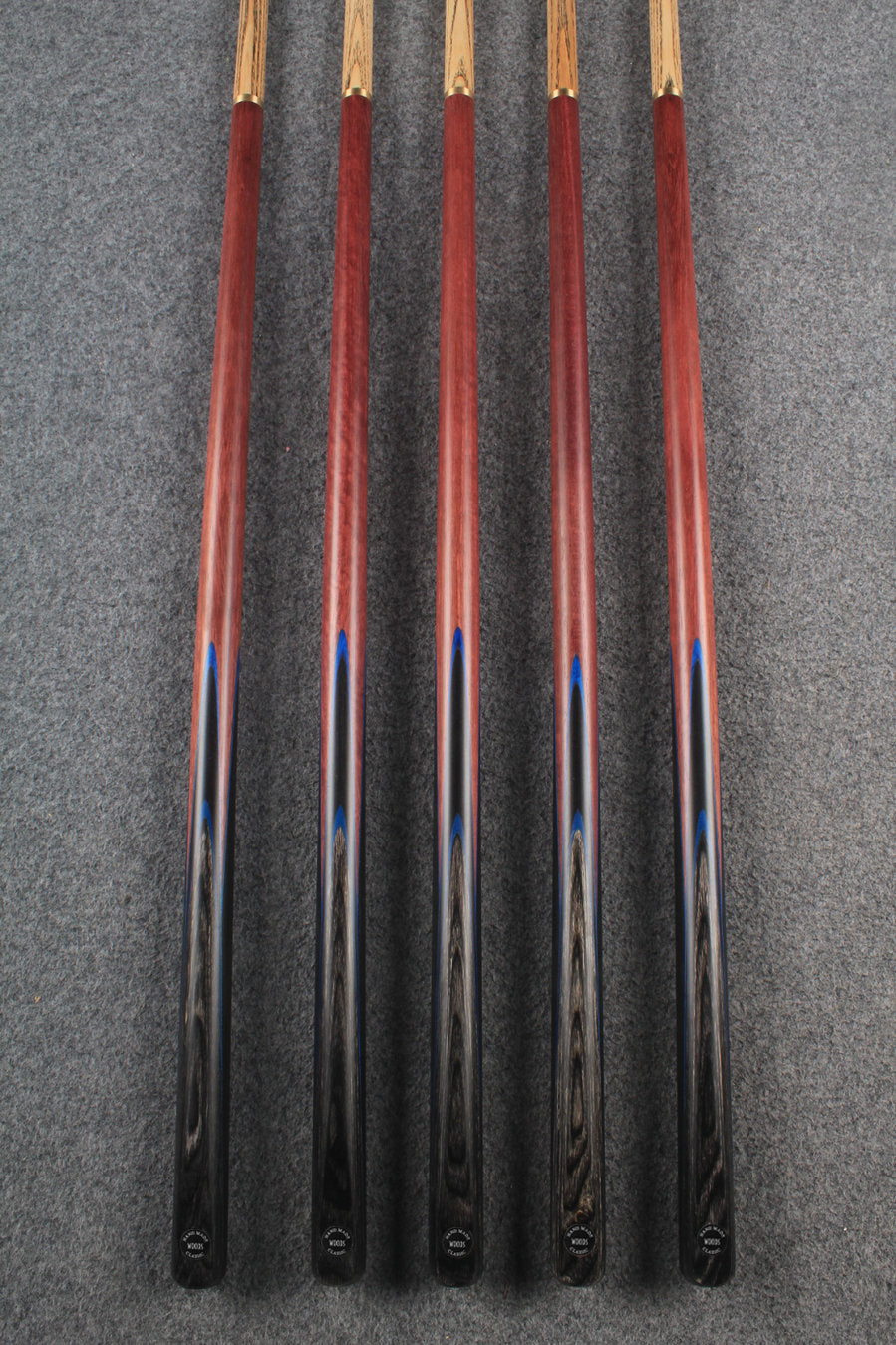 1/2 ash chinese 8 ball pool cue  # 5832 - # 5836 WOODS CUES