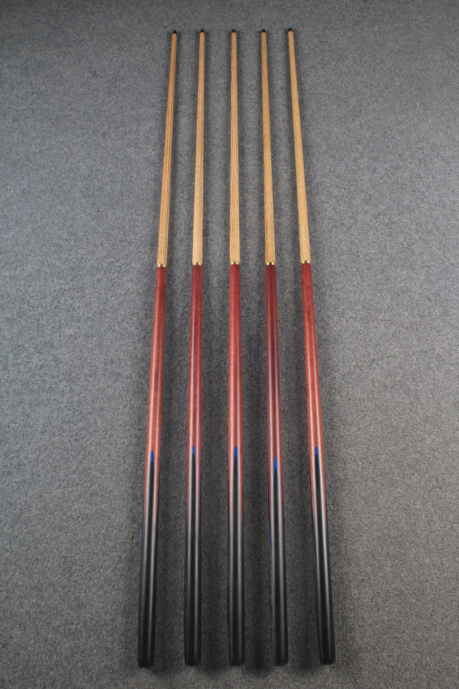 1/2 ash chinese 8 ball pool cue  # 5832 - # 5836 WOODS CUES