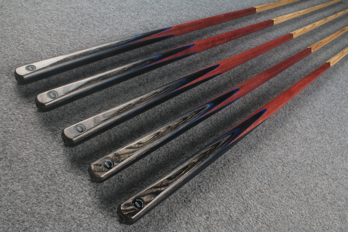 woods 1/2 handmade ash chinese 8 ball pool cue  # 5832 - # 5836
