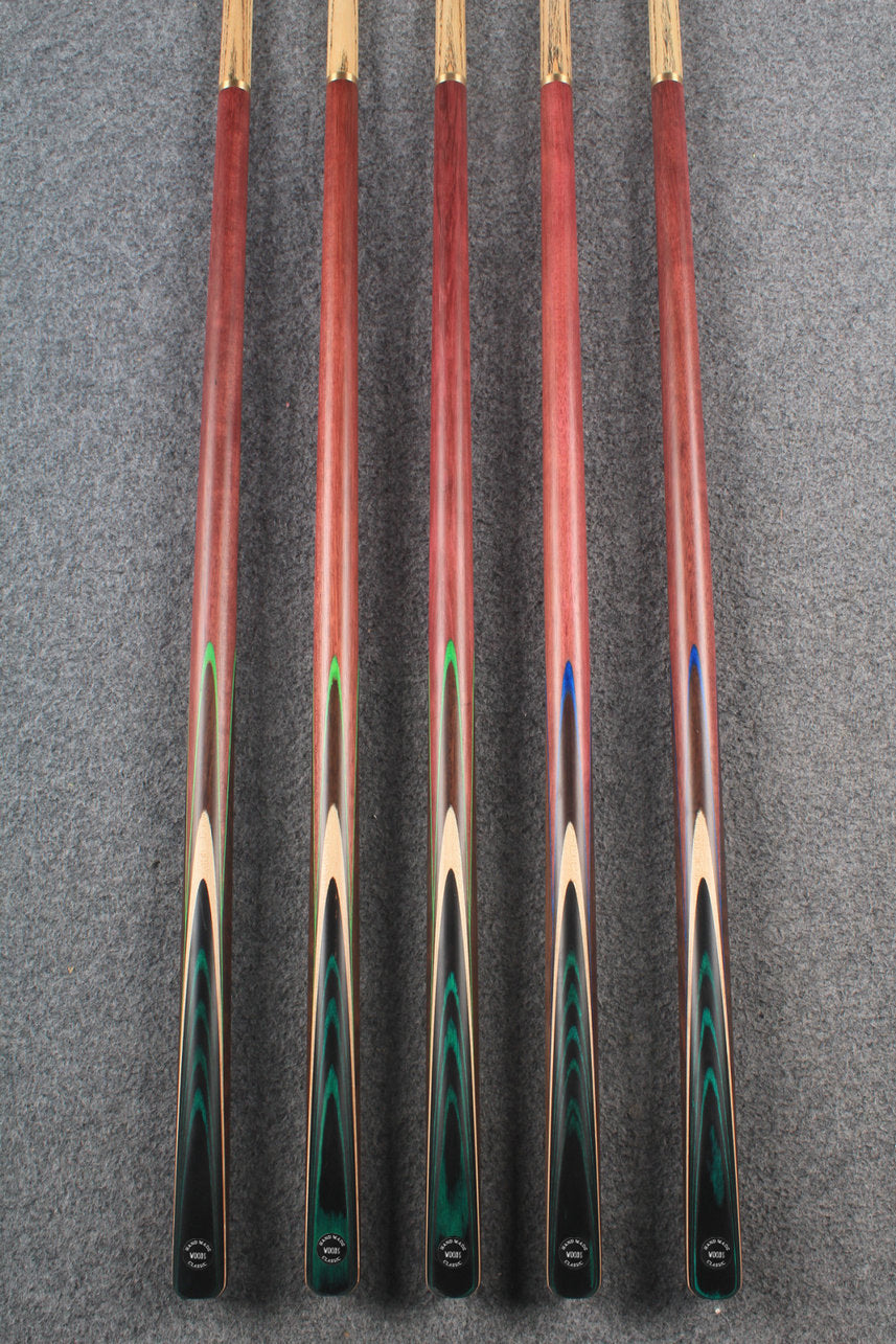 1/2 ash chinese 8 ball pool cue  # 5837 - # 5841 WOODS CUES