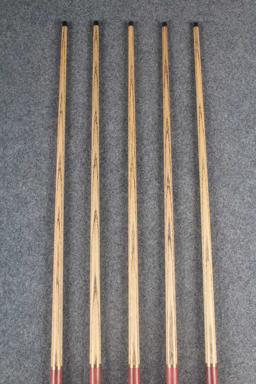 1/2 ash chinese 8 ball pool cue  # 5837 - # 5841 WOODS CUES