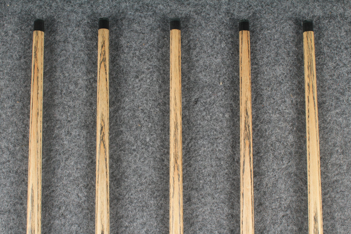 woods 1/2 handmade ash chinese 8 ball pool cue  # 5837 - # 5841