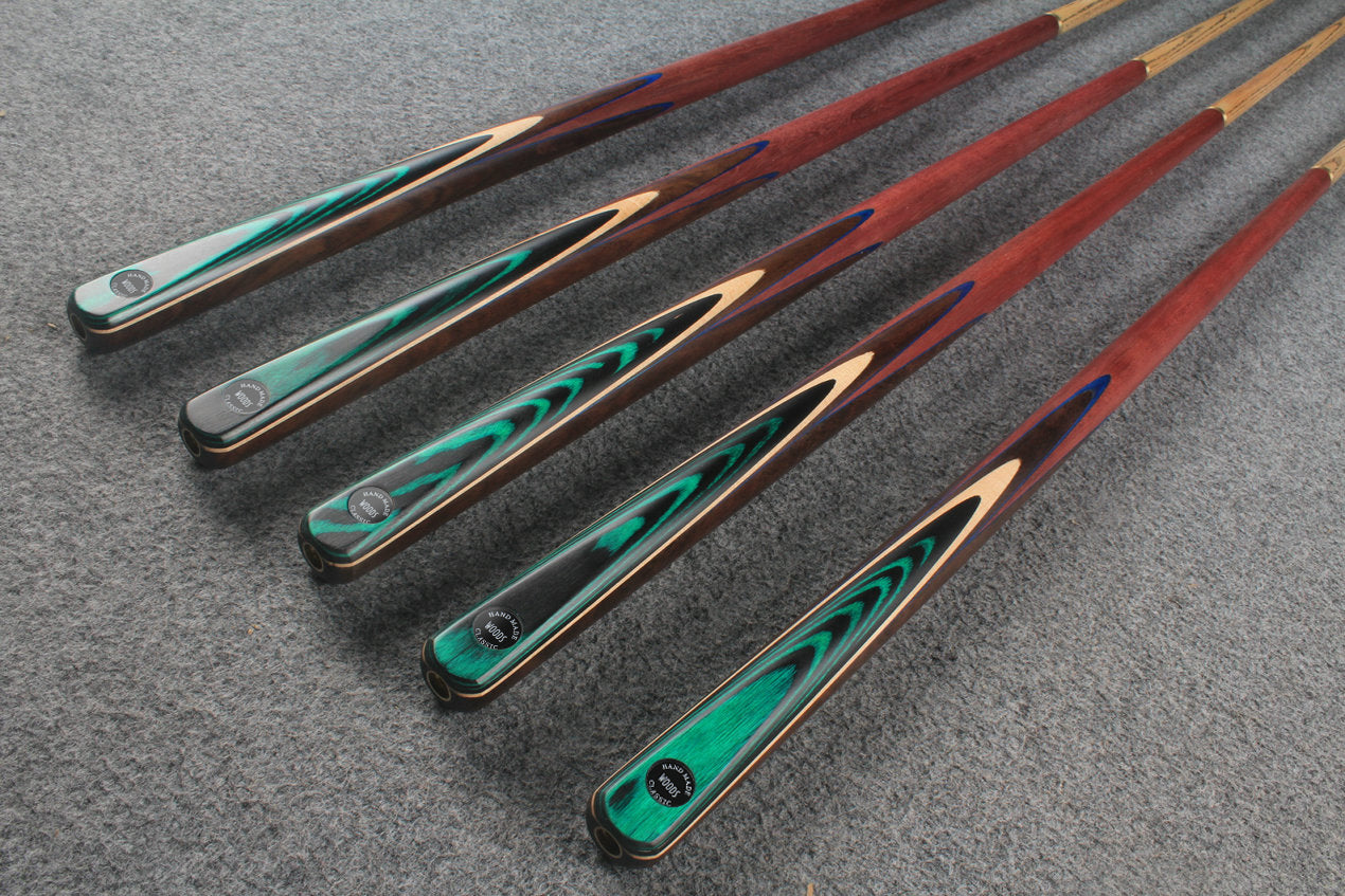 1/2 ash english pool cue  # 5842 - # 5846 WOODS CUES