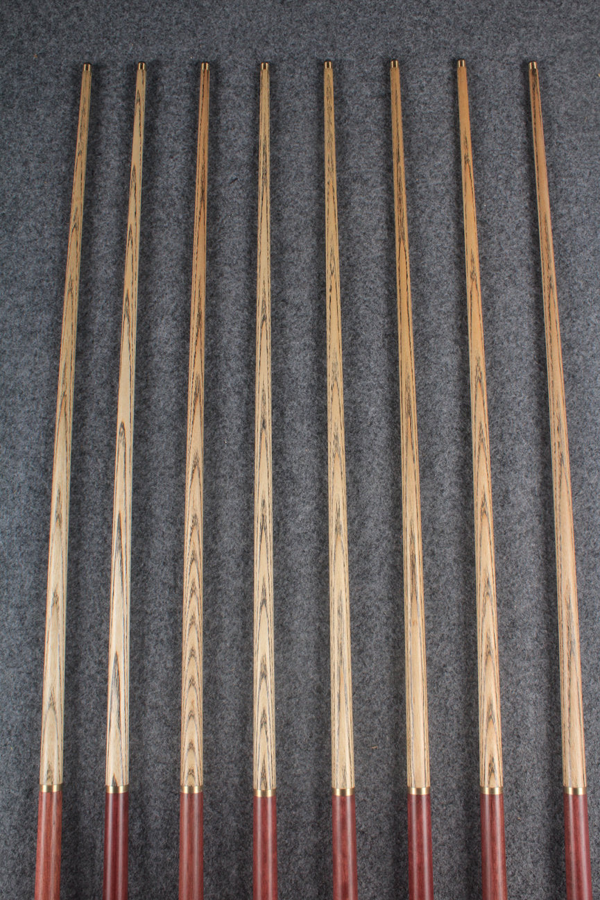 1/2 ash snooker cue  # 5847 - # 5854 WOODS CUES