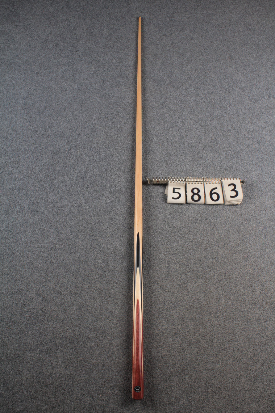 woods 1 piece handmade maple chinese 8 pool cue # 5863