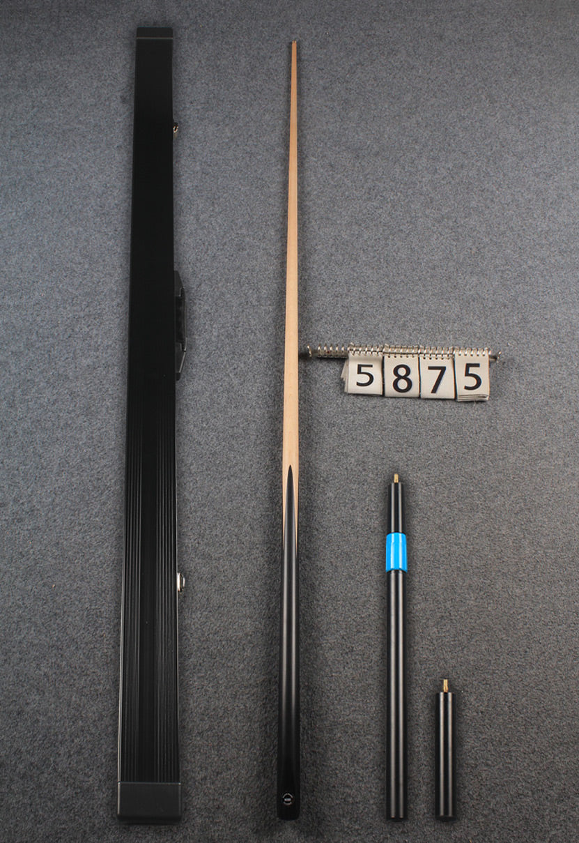 woods 1 piece handmade maple 60" snooker / pool cue  #5875