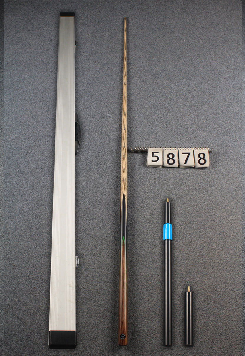 woods 1 piece handmade ash 60&quot; snooker / pool cue  #5878