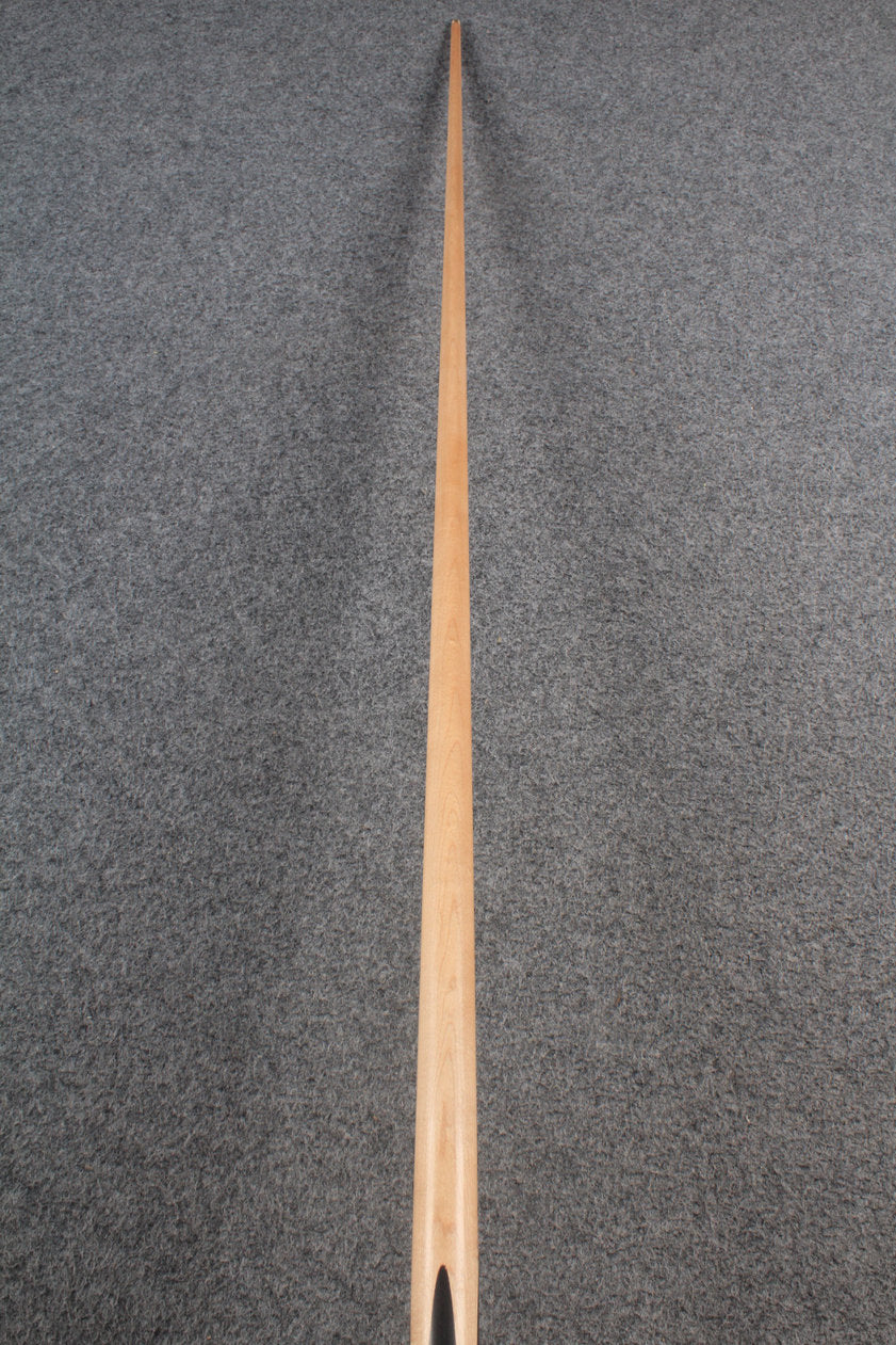woods 1 piece handmade maple 60" 8 ball pool cue  #5888